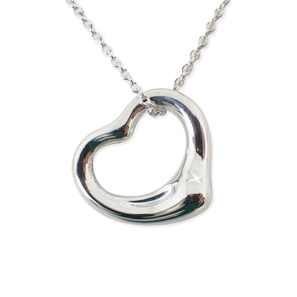 TIFFANY Ag925 heart pendant necklace